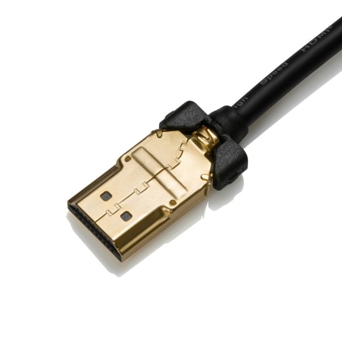 Duenne HDMI Kabel Stecker Detail Duenne HDMI Kabel Stecker Detail