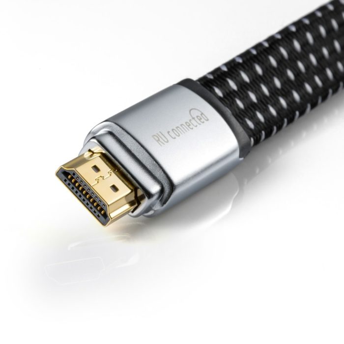 Platte-HDMI-kabel-RU-connected-connector.jpg Platte HDMI kabel voor 4K connector